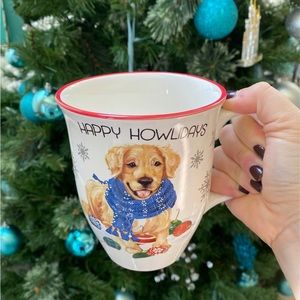 Holiday retriever / labrador christmas Mug.